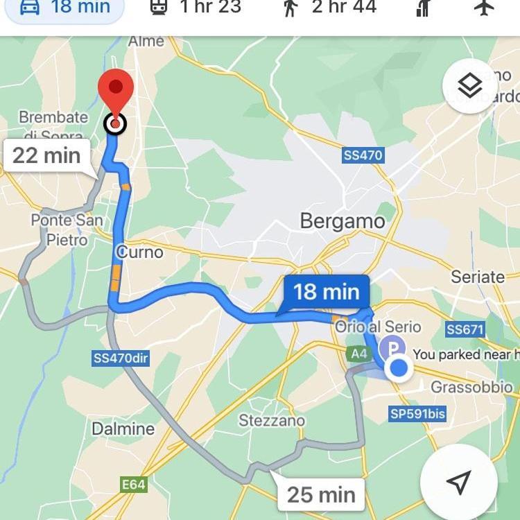 Valbrembo Villetta Rossini Appartamento Da Condividere Con Me Luciano Servizio Ospiti Taxi Driver Navetta No Wifi 2 Camera Da Letto Per 5 Persone מראה חיצוני תמונה